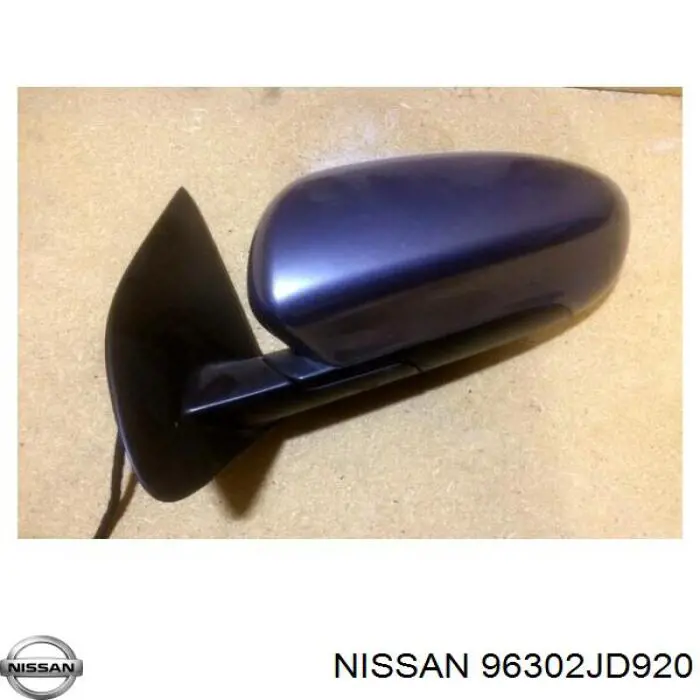 96302JD920 Nissan espejo retrovisor izquierdo