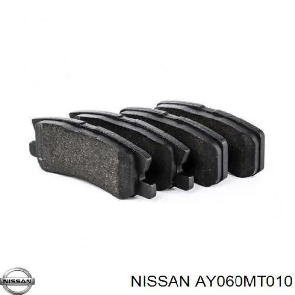 AY060MT010 Nissan pastillas de freno traseras