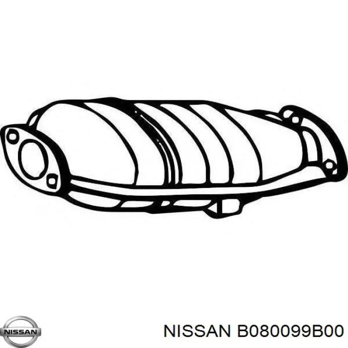 B080099B00 Nissan catalizador