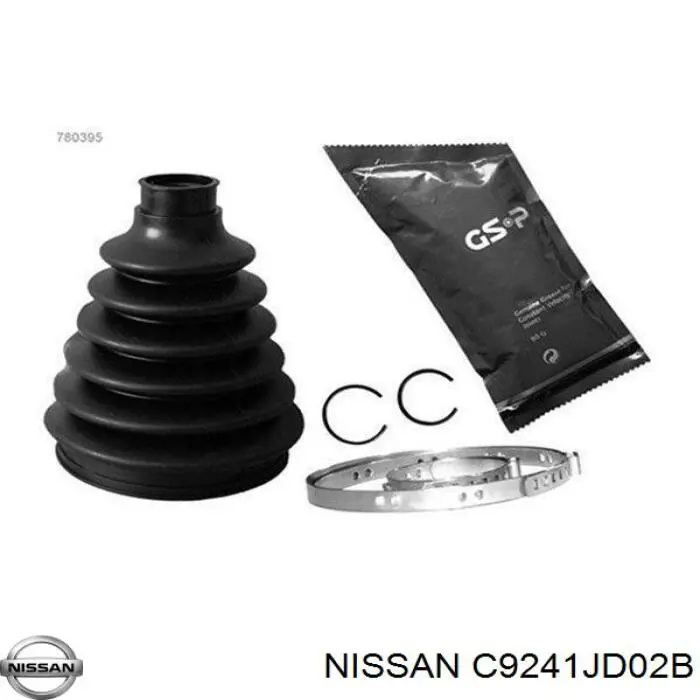 C9241JD02B Nissan fuelle, árbol de transmisión delantero exterior