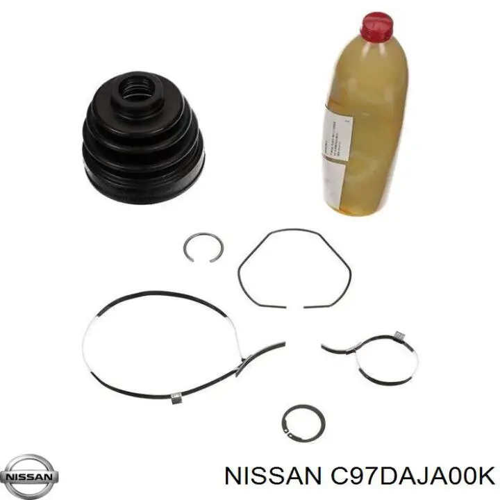 C97DAJA00K Nissan fuelle, árbol de transmisión delantero interior