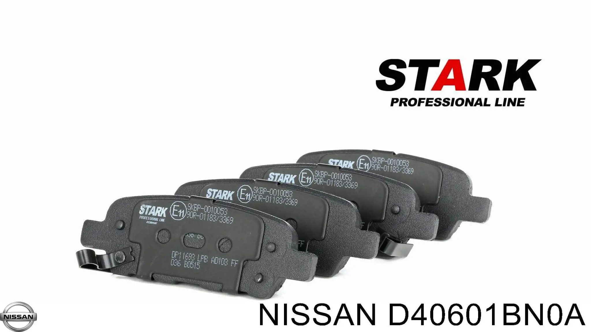 D40601BN0A Nissan pastillas de freno traseras