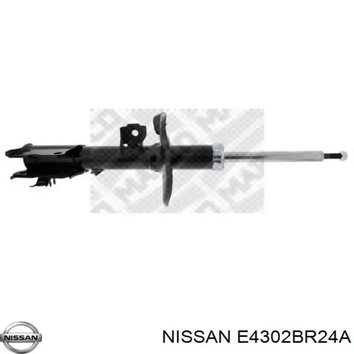 E4302BR24A Nissan amortiguador delantero derecho