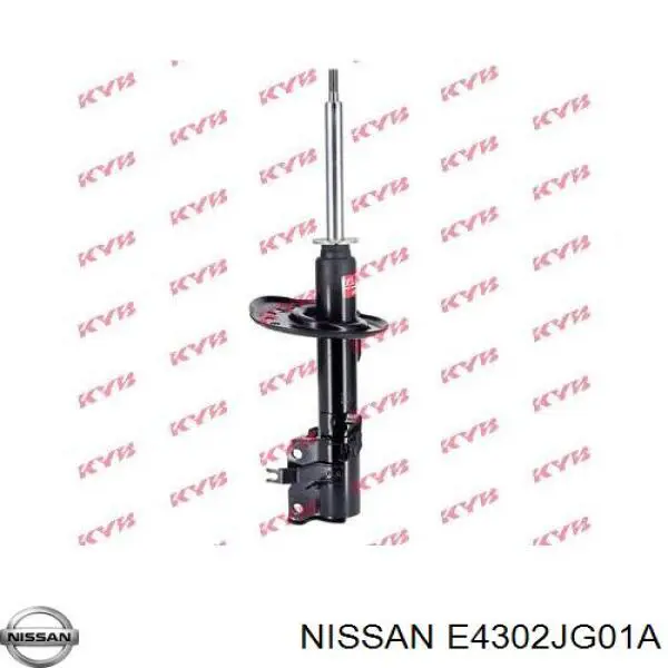 E4302JG01A Nissan amortiguador delantero derecho