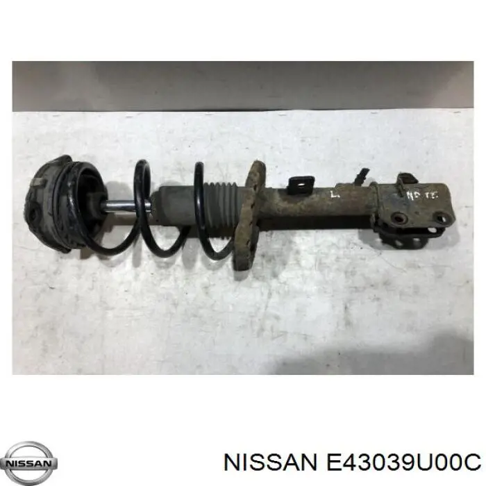 E43039U00C Nissan amortiguador delantero izquierdo