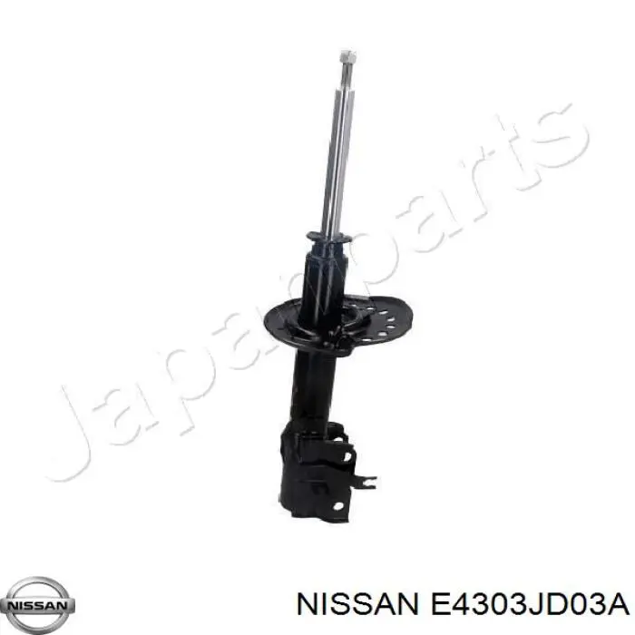 E4303JD03A Nissan amortiguador delantero izquierdo