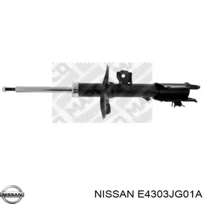 E4303JG01A Nissan amortiguador delantero izquierdo