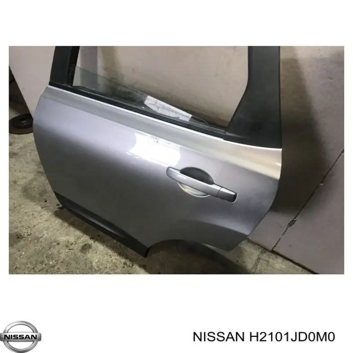  Puerta trasera izquierda para Nissan Qashqai 1 