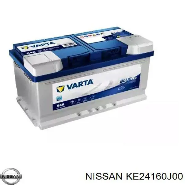 KE24160J00 Nissan batería de arranque