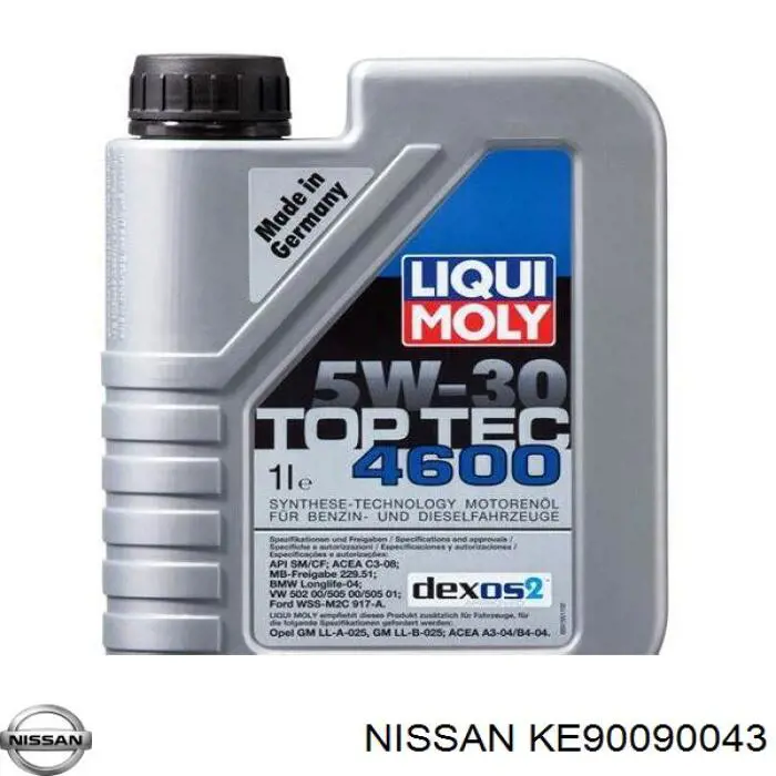 KE90090043 Nissan aceite de motor