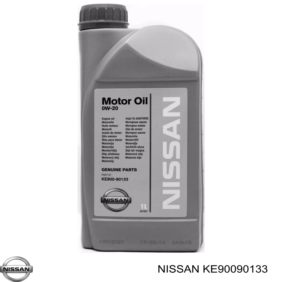 KE90090133 Nissan aceite de motor