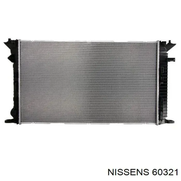 60321 Nissens radiador refrigeración del motor