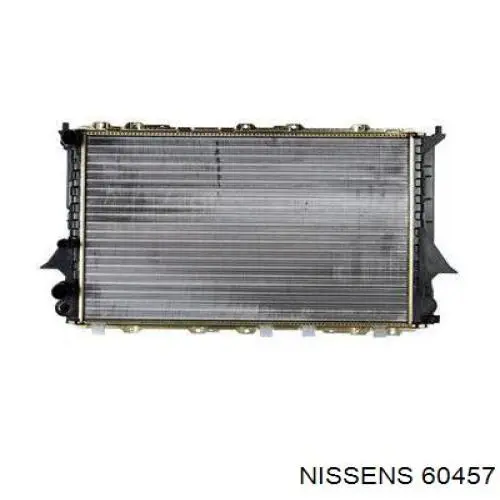 60457 Nissens radiador refrigeración del motor