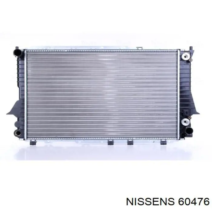 60476 Nissens radiador refrigeración del motor