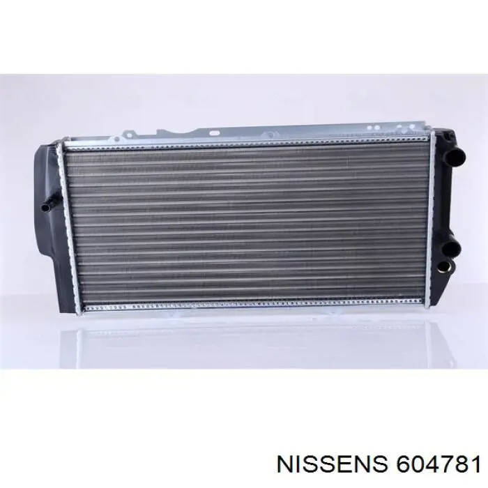 604781 Nissens radiador refrigeración del motor