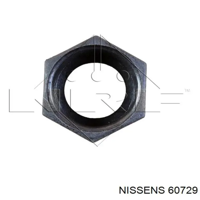 60729 Nissens radiador refrigeración del motor