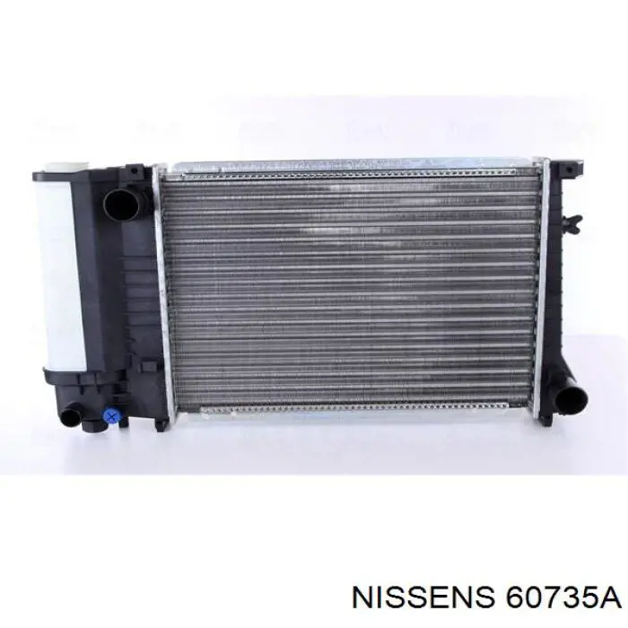 60735A Nissens radiador refrigeración del motor