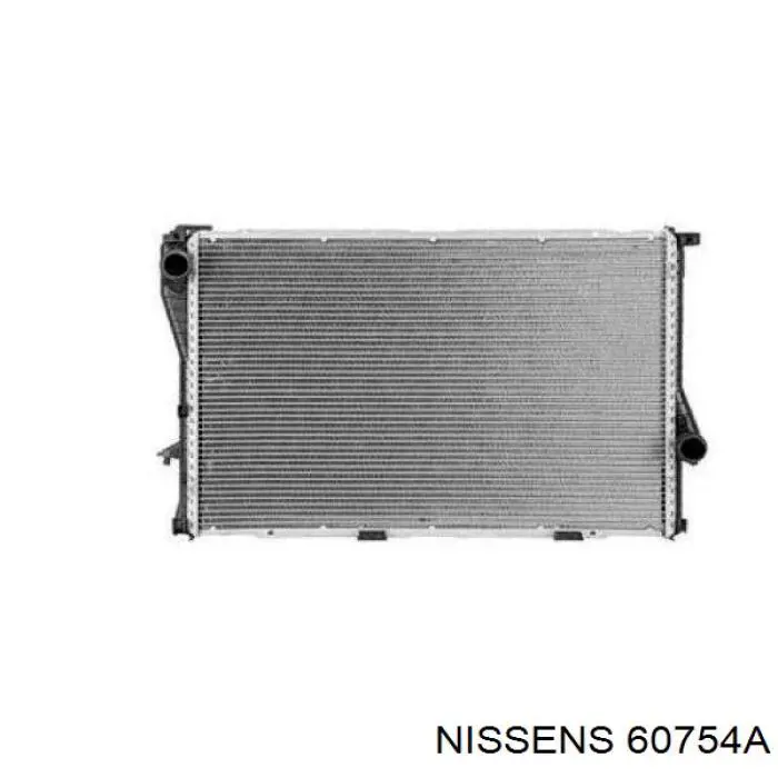 60754A Nissens radiador refrigeración del motor