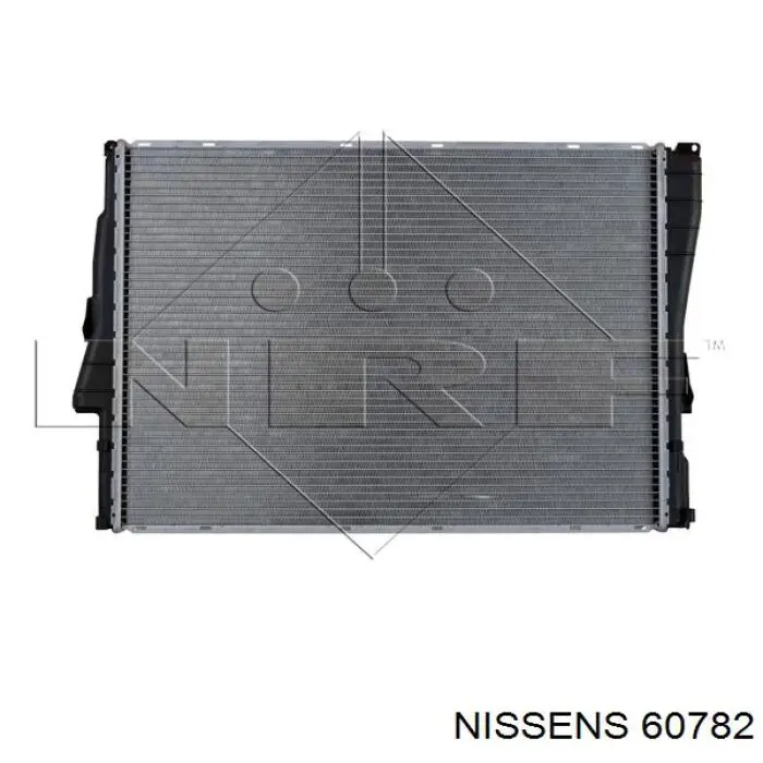 60782 Nissens radiador refrigeración del motor