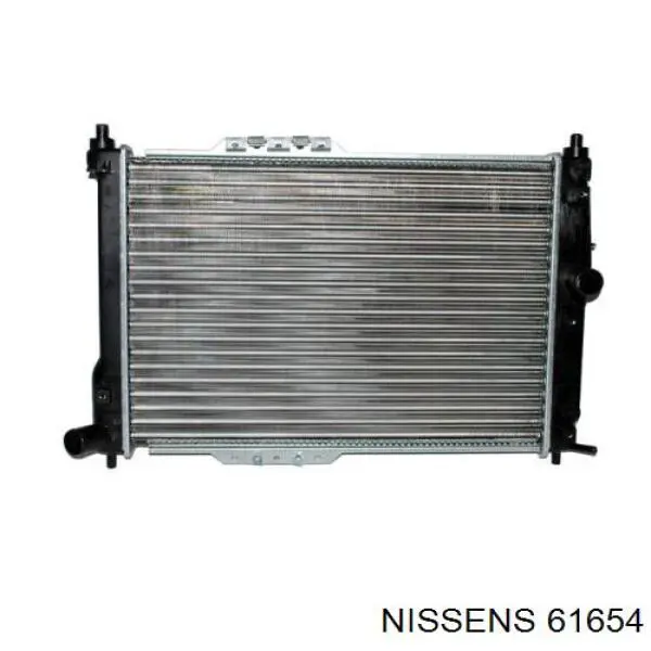 61654 Nissens radiador refrigeración del motor