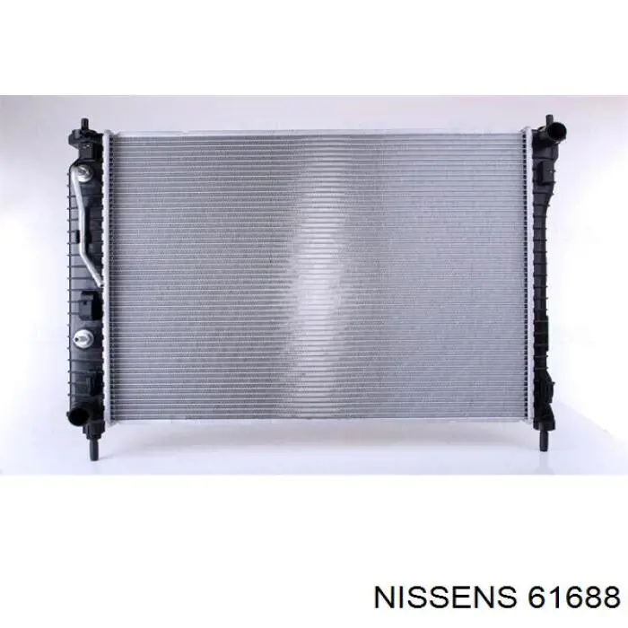 61688 Nissens radiador refrigeración del motor