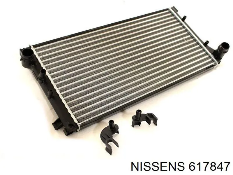 617847 Nissens radiador refrigeración del motor