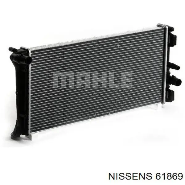 61869 Nissens radiador refrigeración del motor