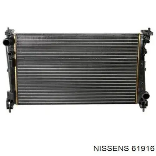 61916 Nissens radiador refrigeración del motor