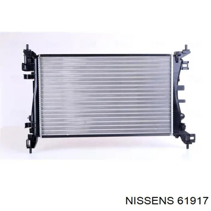 61917 Nissens radiador refrigeración del motor