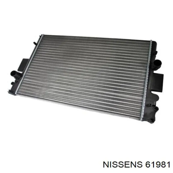 61981 Nissens radiador refrigeración del motor