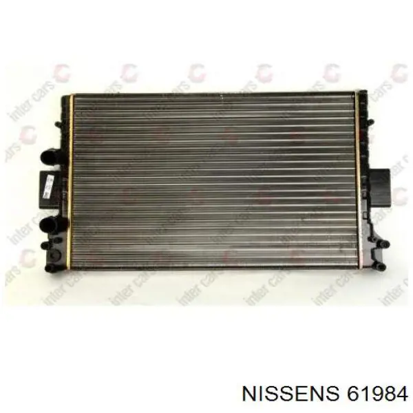 61984 Nissens radiador refrigeración del motor