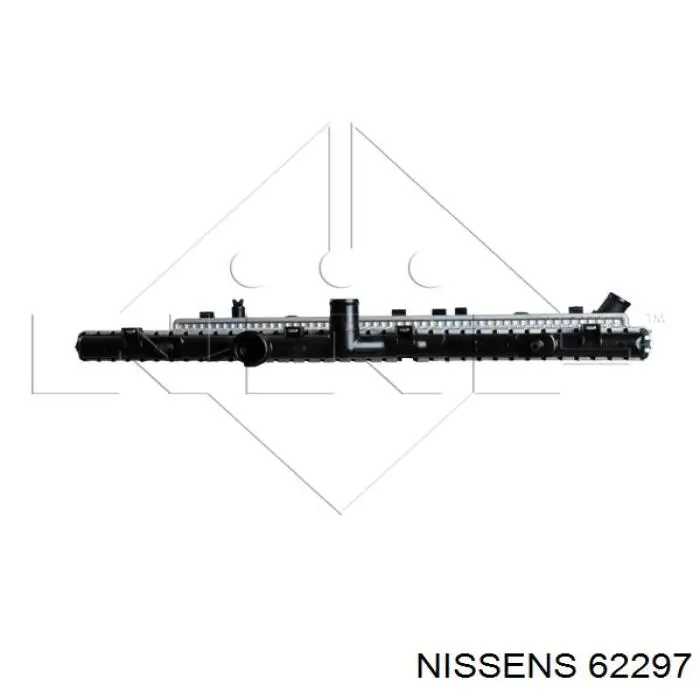 62297 Nissens radiador refrigeración del motor