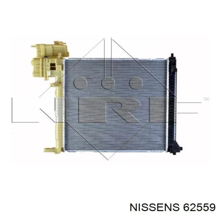 62559 Nissens radiador refrigeración del motor