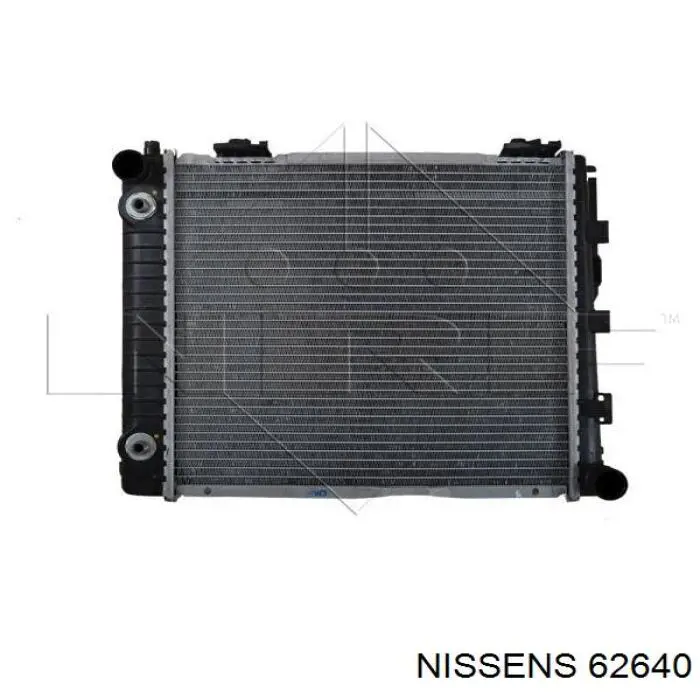 62640 Nissens radiador refrigeración del motor