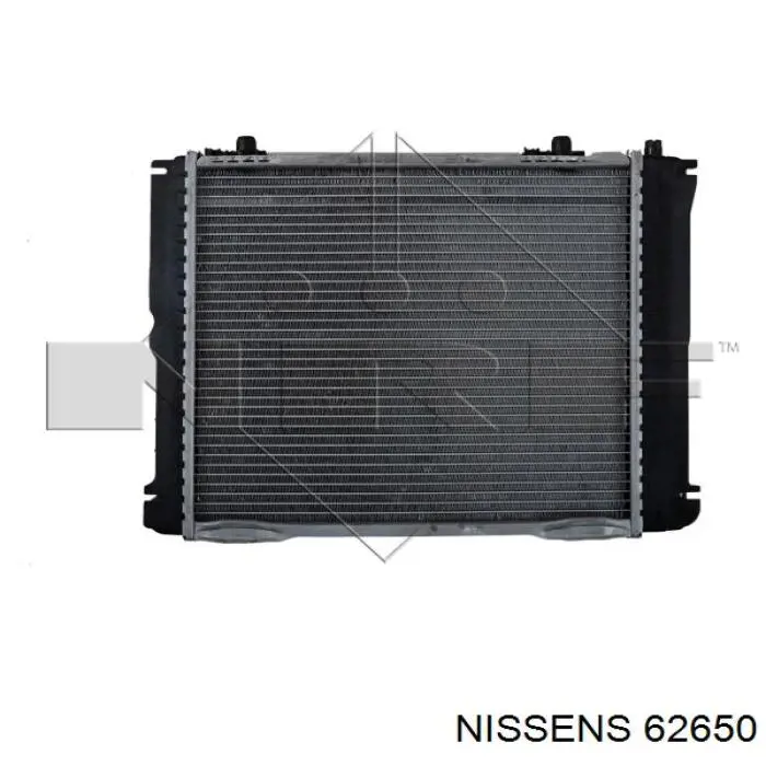 62650 Nissens radiador refrigeración del motor