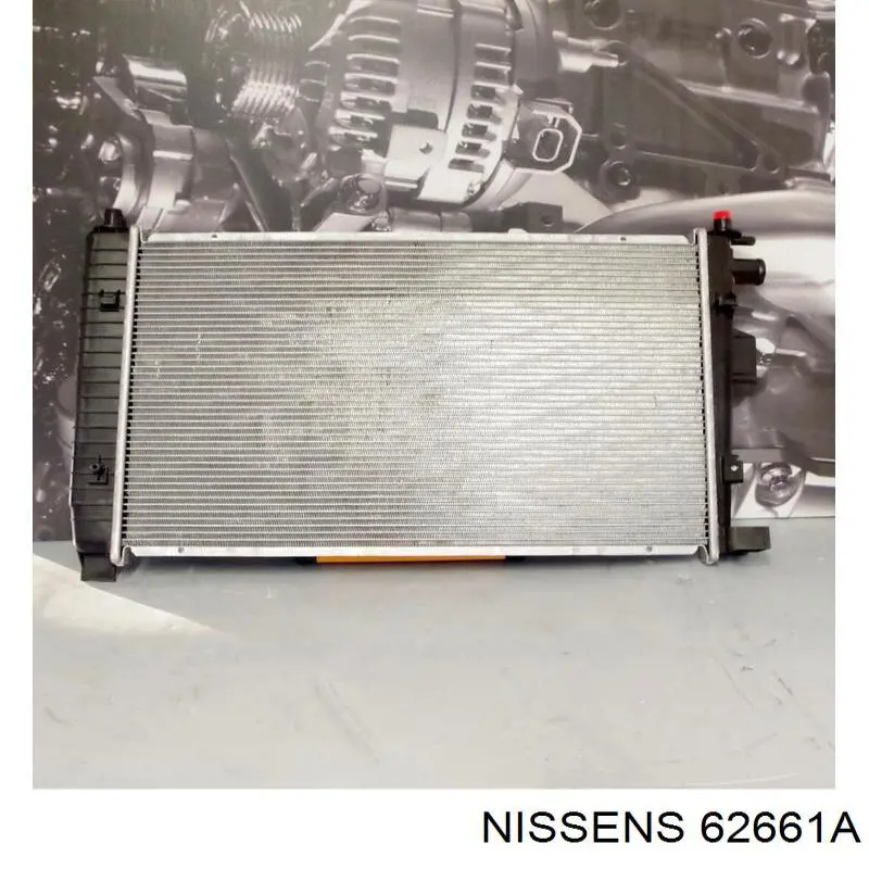 62661A Nissens radiador refrigeración del motor