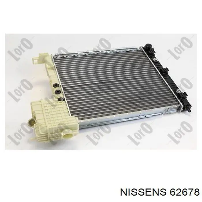 62678 Nissens radiador refrigeración del motor