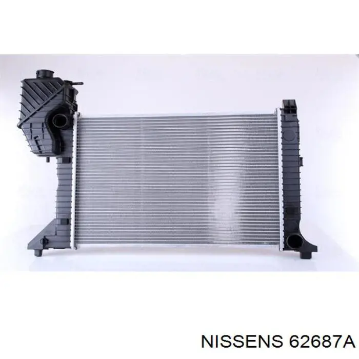 62687A Nissens radiador refrigeración del motor