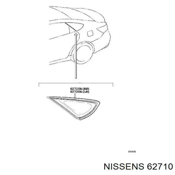 62710 Nissens radiador refrigeración del motor