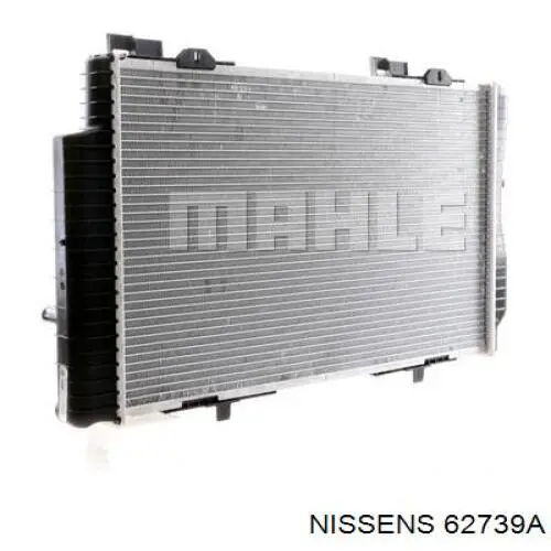 62739A Nissens radiador refrigeración del motor