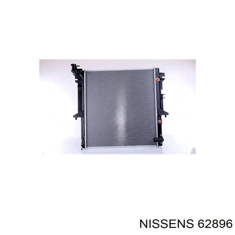 62896 Nissens radiador refrigeración del motor