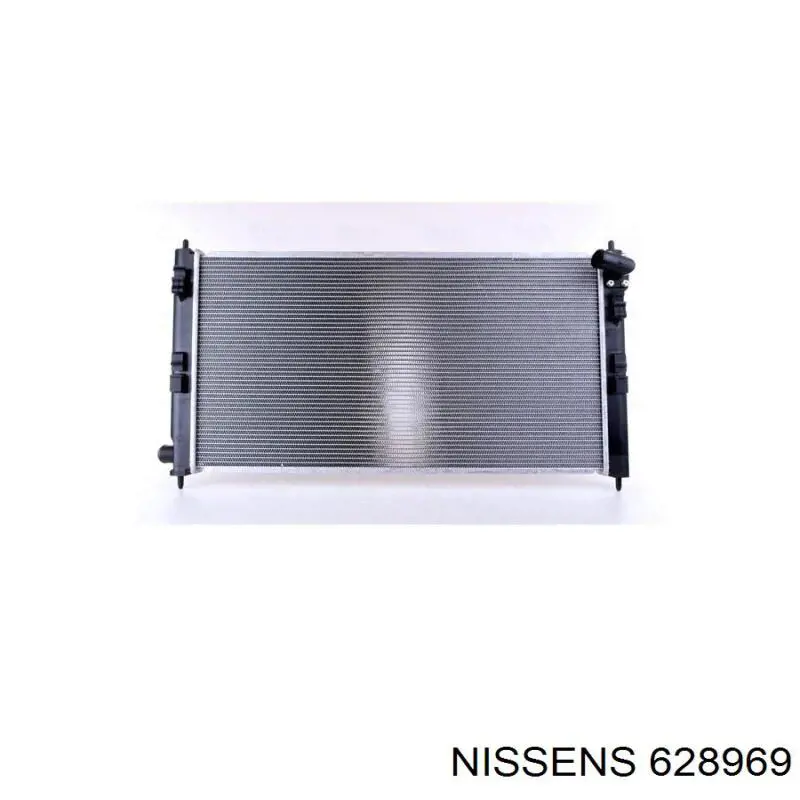 628969 Nissens radiador refrigeración del motor