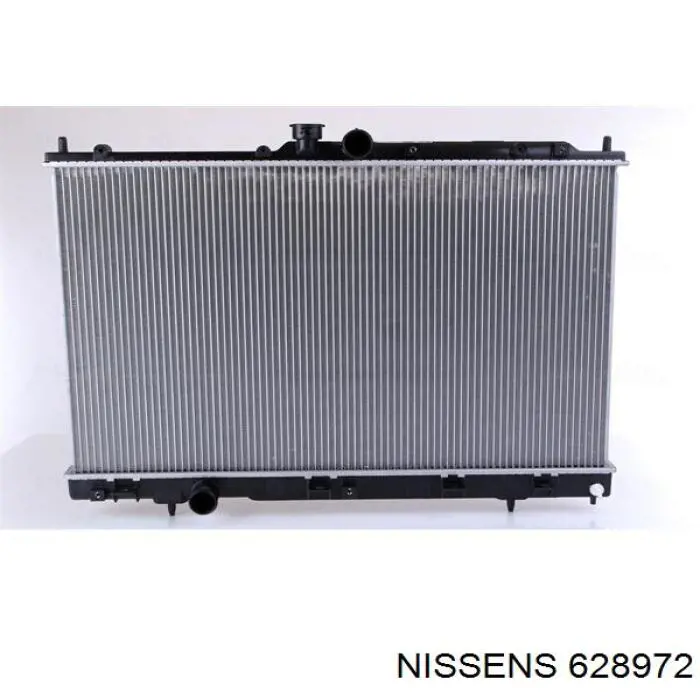 628972 Nissens radiador refrigeración del motor