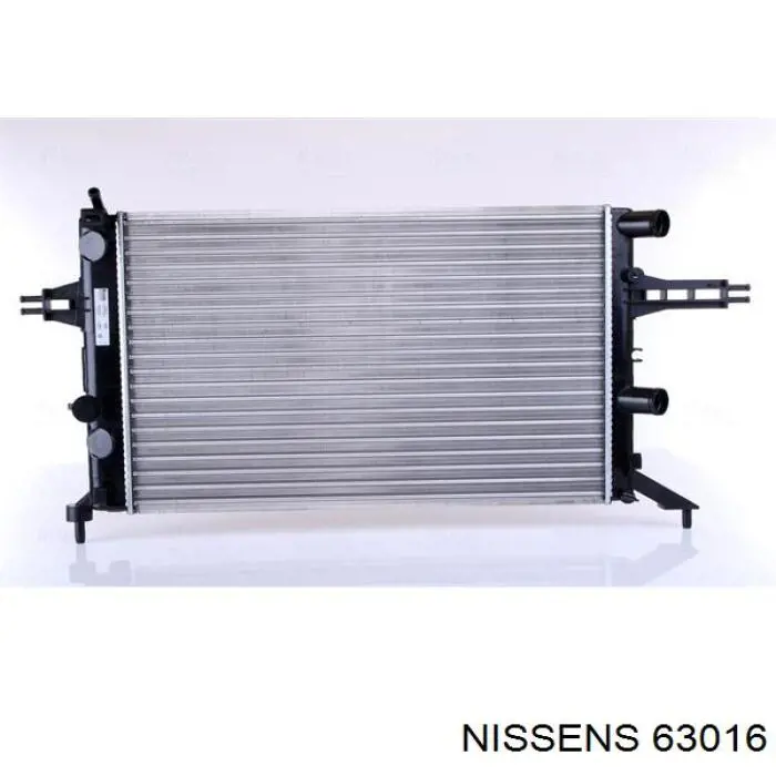 63016 Nissens radiador refrigeración del motor