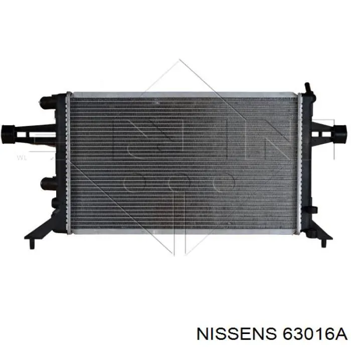 63016A Nissens radiador refrigeración del motor