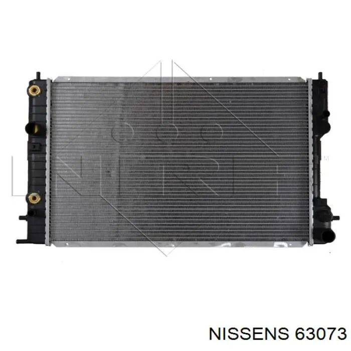 63073 Nissens radiador refrigeración del motor