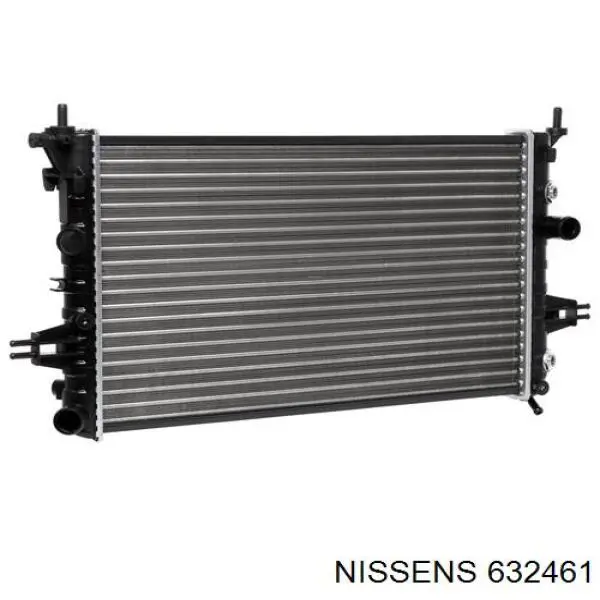 632461 Nissens radiador refrigeración del motor