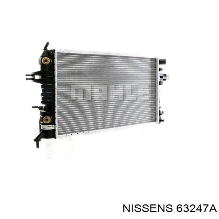 63247A Nissens radiador refrigeración del motor