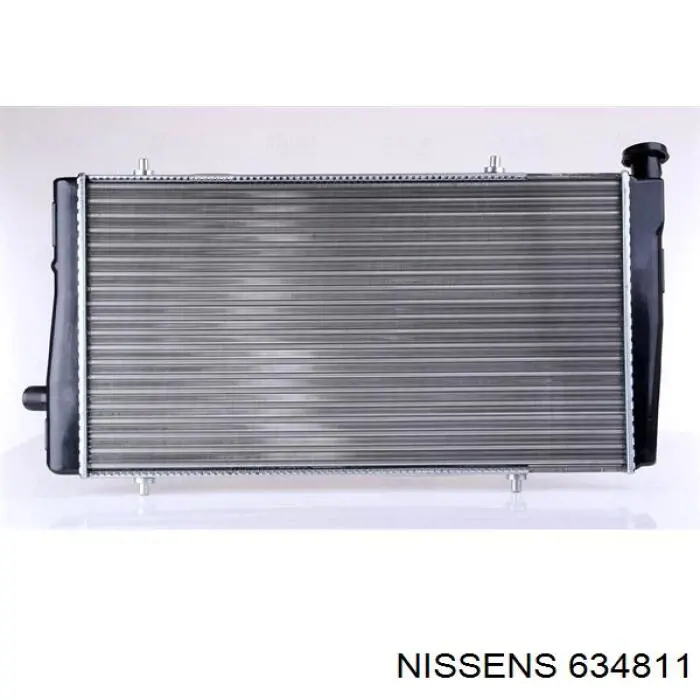 634811 Nissens radiador refrigeración del motor