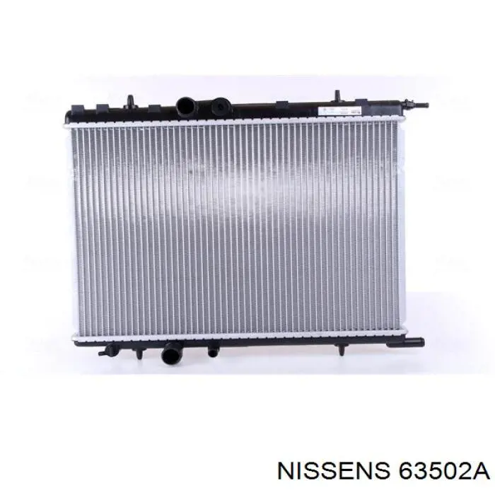 63502A Nissens radiador refrigeración del motor